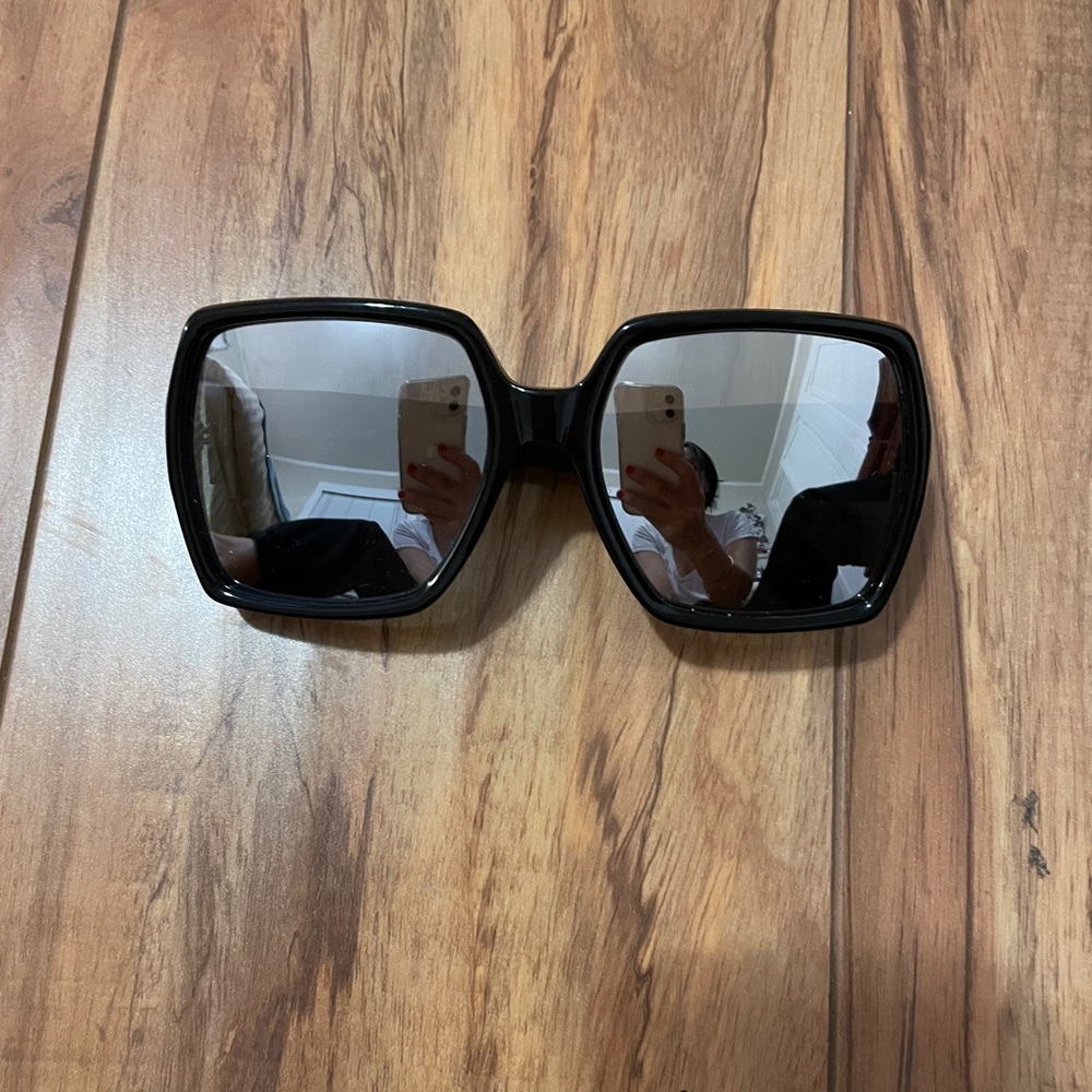 Saint Laurent square mirror lenses sunglasses